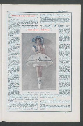 Pelo mundo... theatral : Mlle. Alma Yelenska