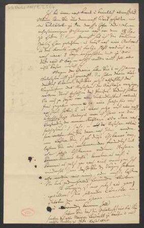 Brief an B. Schott's Söhne : 30.04.1828