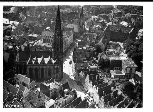 Münster, Innenstadt, u.a. Lambertikirche, Prinzipalmarkt, Regierungspräsidium
