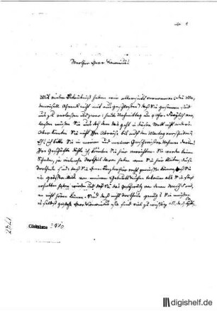 1: Brief von Anna; St. ..; Luise; Stolberg, Henrich; Stolberg, Marie Stolberg-Wernigerode an Johann Wilhelm Ludwig Gleim