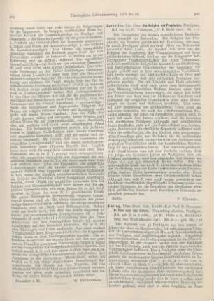 506-507 [Rezension] Hering, Hermann, In Ihm war das Leben. Predigten