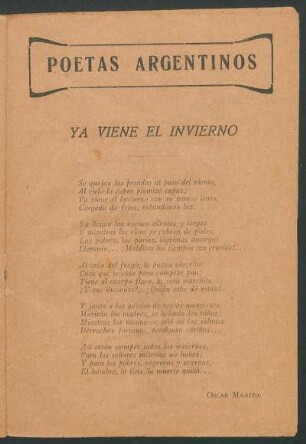 Ya viene el invierno