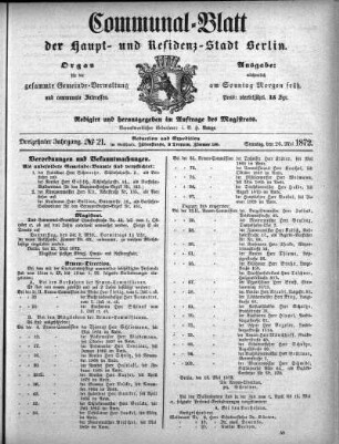 1872,21: No. 21, 26. Mai 1872