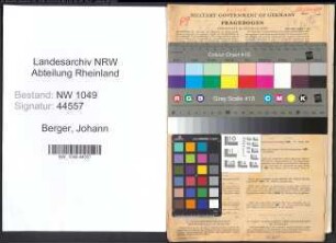 Entnazifizierung Johann Berger , geb. 13.02.1898 (Postbeamter)