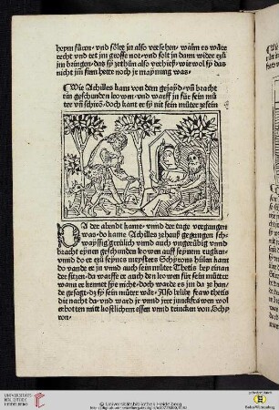 Wie Achilles kam von dem gejayd […] [Thetis und Achill]