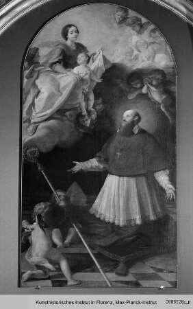 Die Madonna erscheint dem Heiligen Franziskus von Sales