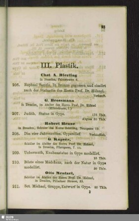 III. Plastik