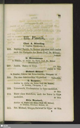III. Plastik