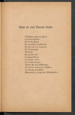 Obras de Luis Pascual Frutos