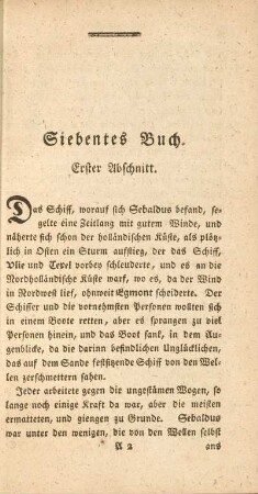 Siebentes Buch.