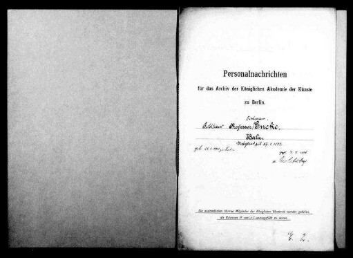 Encke, Erdmann Friedrich - Bildhauer 1882 - Januar - 27