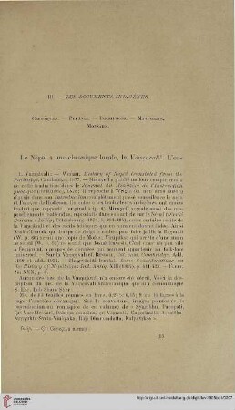 Les Documents Indigènes