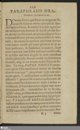 Paraphrasis Orationis Dominicae