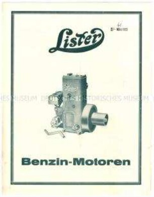 Lister Benzin-Motoren