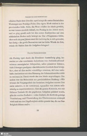 Erste Erprobungen