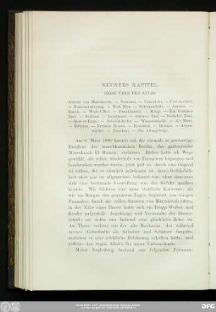 Neuntes Kapitel. Reise Über Den Atlas.