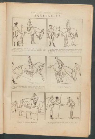 Equitación - [Cómic] : Manual del perfecto "sportsman"