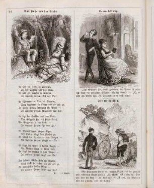 "Das Hohelied der Liebe" "Verwechslung" "Der weite Weg"