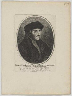 Bildnis des Desiderivs Erasmvs Rotterodamvs