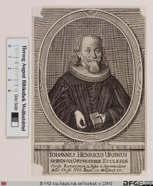 Bildnis Johann Heinrich Ursinus