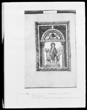 Evangeliar — Heiliger Markus, Folio 52verso