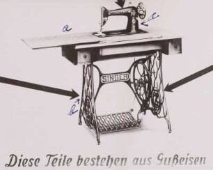 Nähmaschine, Singer, Anf. 20. Jh.