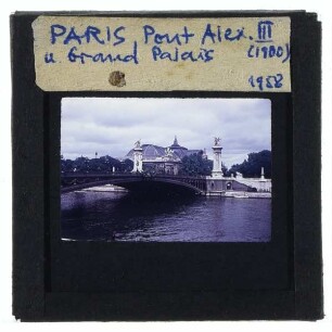 Paris, Grand Palais,Paris, Pont Alexandre III
