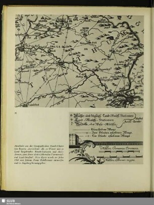 10 Ausschnitt aus der Geographischen Mauth-Charte von Bayern