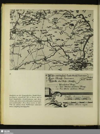 10 Ausschnitt aus der Geographischen Mauth-Charte von Bayern