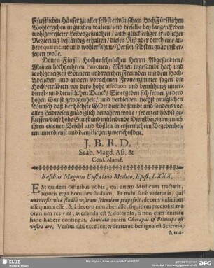 Basilius Magnus Eustathio Medio. Epist. LXXX.
