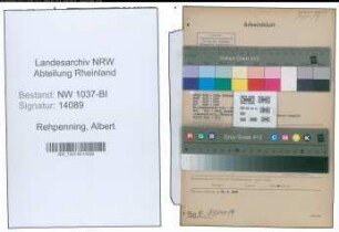 Entnazifizierung Albert Rehpenning , geb. 24.04.1896 (Baurat)