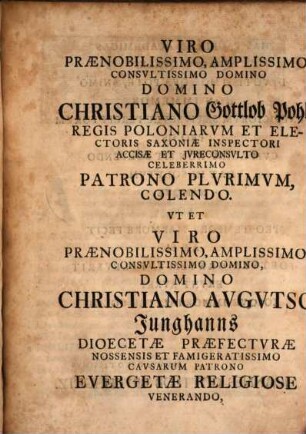 Diss. iur. ... de his, quae ex officio seu gratis expedienda sunt ab actuario : secundum ordinationem taxationis et processus Saxonici novissimam