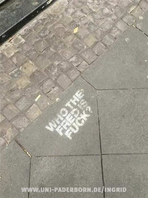WHO THE FRED IS FUCK?