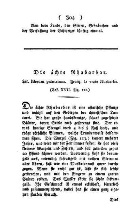 ¬Die¬ ächte Rhabarbar : (Taf. XVII, Fig. 112)