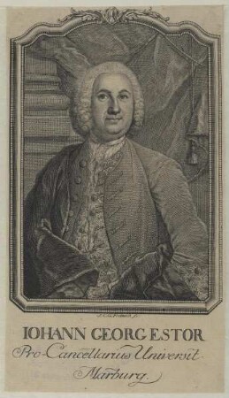 Bildnis des Johann Georg Estor