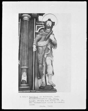 Altar, rechte Seitenfigur eines Ritterheiligen