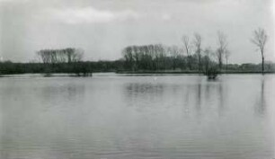 Elster-Luppe-Regulierung : Hochwasserüberflutung am 19.2.1935 bei Gundorf