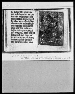 Die Leiden Christi und die sieben Freuden Mariä. — Kreuztragung, Folio 20 recto