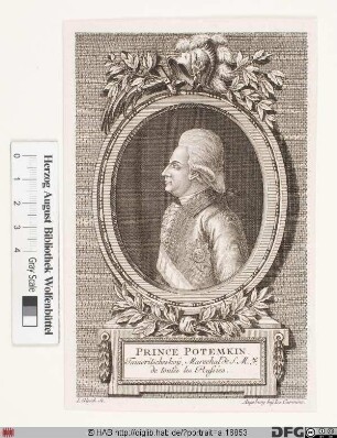 Bildnis Grigorij Aleksandrowitsch Potemkin (1783 Fürst Tawritscheskij)