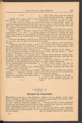Capítulo XI : Amagos de tempestad