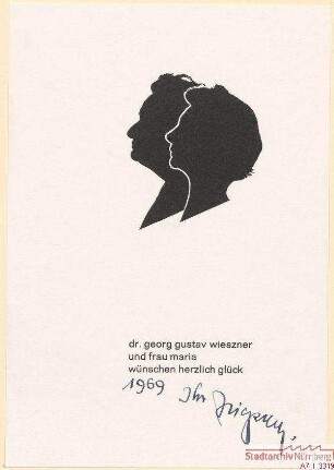 Dr. Georg Gustav Wießner und Ehefrau Maria