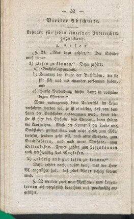 I. Lesen.
