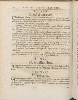 Tit. XXV. De remissionibus.