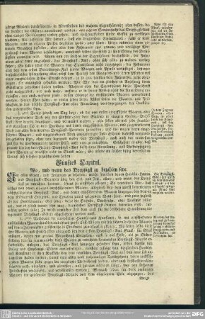 Fünftes Capitul. Wo, und wann das Dreyßigst zu bezahlen seye