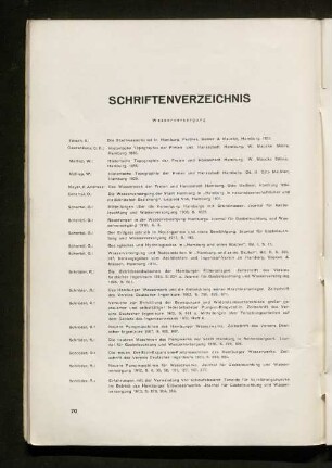 Schriftenverzeichnis