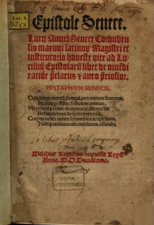 Epistole Senece