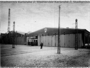 Beichel, Friedrich. Umbau und Erweiterung des Straßenbahndepots Tullastraße