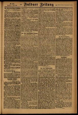 Zweite Ausgabe vom Samstag, den 11. Juni 1921.