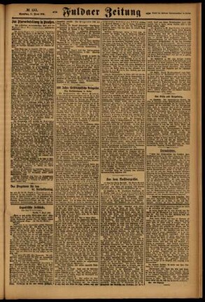 Zweite Ausgabe vom Samstag, den 11. Juni 1921.