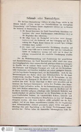 Schmal- oder Normal-Spur